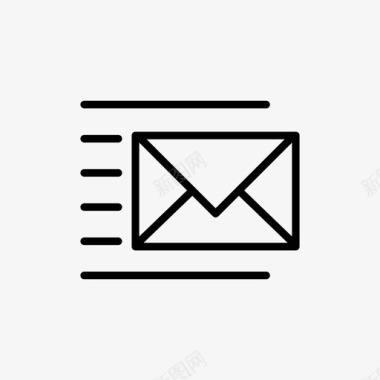 邮递电子邮件信件图标图标