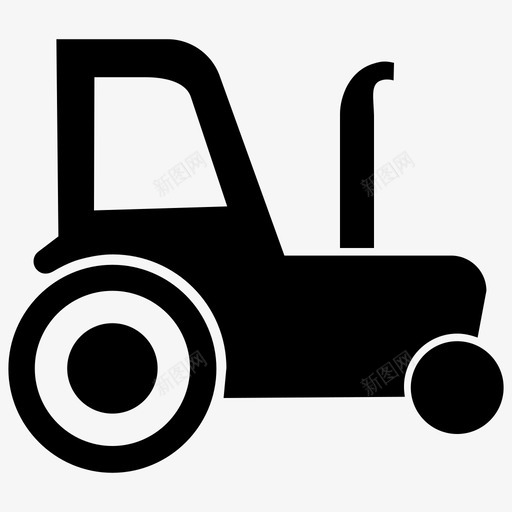 拖拉机农场播种图标svg_新图网 https://ixintu.com travelblackfill 农场 卡车 拖拉机 播种 车辆 运输