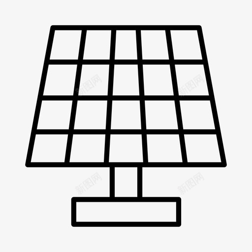 太阳能板生态环保图标svg_新图网 https://ixintu.com 可持续发展 太阳能 太阳能板 环保 生态 绿色能源