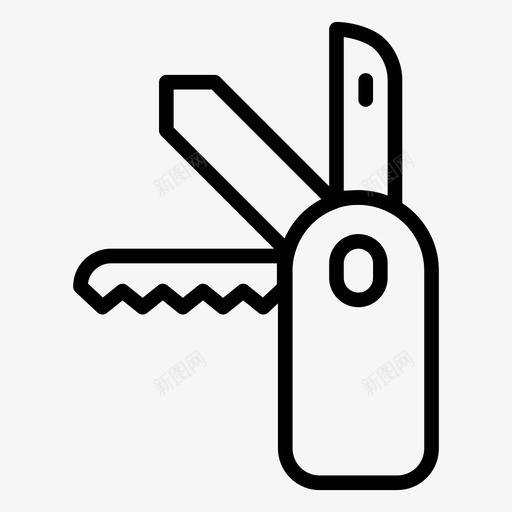 刀刀片刀具图标svg_新图网 https://ixintu.com 假期和旅行线路图标 刀 刀具 刀片 工具 武器