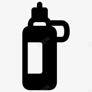 瓶子饮料饮用水图标图标
