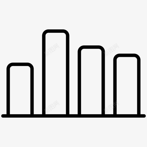 直方图分析数据图标svg_新图网 https://ixintu.com 分析 客户支持精简 数据 直方图 统计