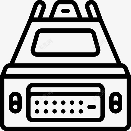 dvi组件计算机图标svg_新图网 https://ixintu.com dvi pc pc组件概述 硬件 组件 计算机