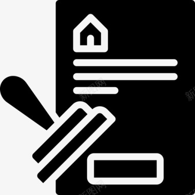 抵押审批银行金融图标图标