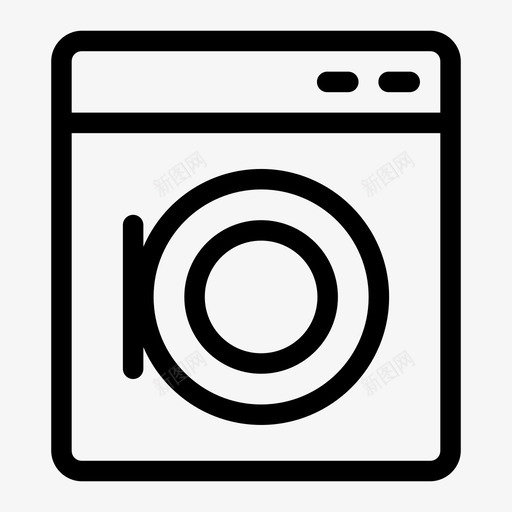 洗衣房洗衣机客房图标svg_新图网 https://ixintu.com 客房 旅社中型 洗衣房 洗衣机 滚筒