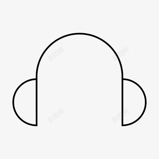 耳机音响娱乐线路图标svg_新图网 https://ixintu.com 娱乐线路 耳机 音响