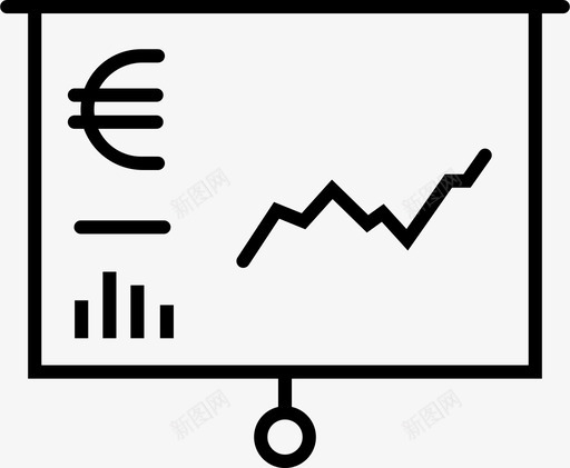 欧元分析业务图标svg_新图网 https://ixintu.com 业务 价值 分析 图表 欧元 货币 货币图标集