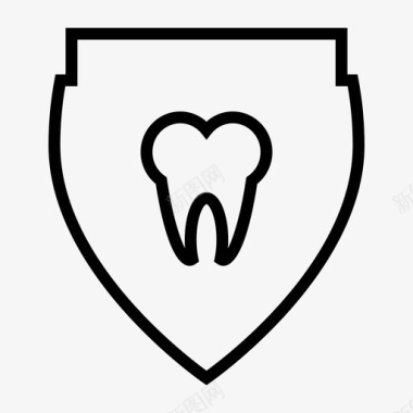 保护牙齿防护牙齿图标图标