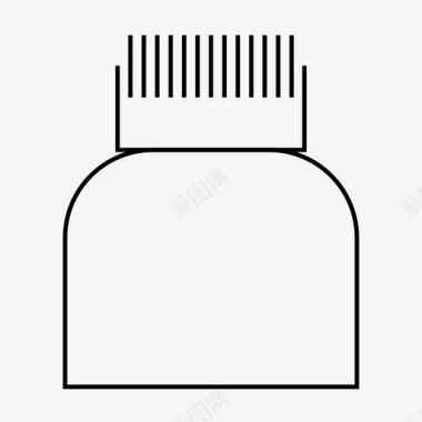 剃须工具剃须刀剪图标图标