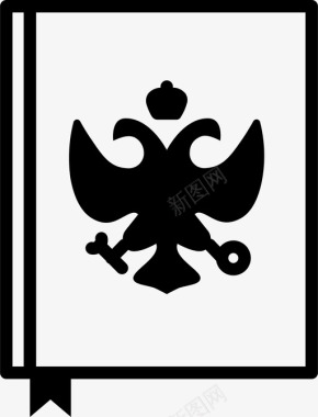 法律军徽宪法图标图标