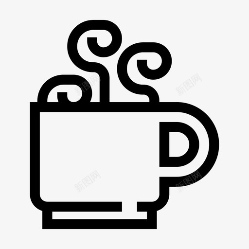 咖啡咖啡杯食品区图标svg_新图网 https://ixintu.com 咖啡 咖啡杯 机场标牌醒目 食品 食品区