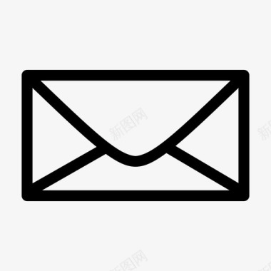 电子邮件未读关闭电子邮件信封图标图标
