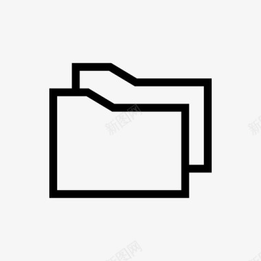 文件夹办公室文件室图标图标