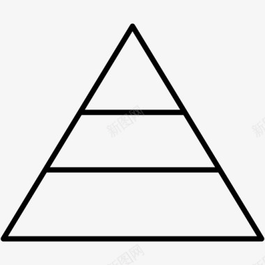 金字塔图数据绘图图标图标