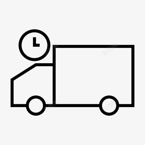 交货电子商务装运图标svg_新图网 https://ixintu.com 交货 传输 卡车 定时 电子商务 装运 贸易