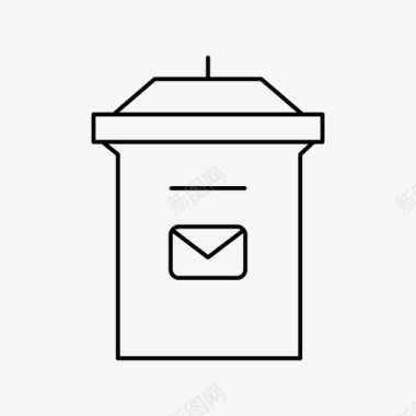 邮箱信封盒信件图标图标