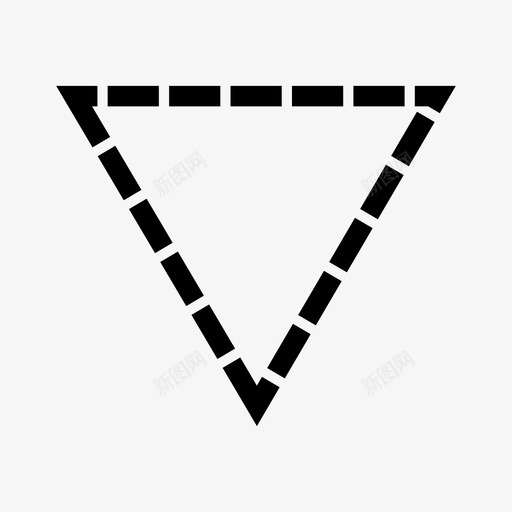 三角形点三角形下三角图标svg_新图网 https://ixintu.com 三角形 下三角 点三角形