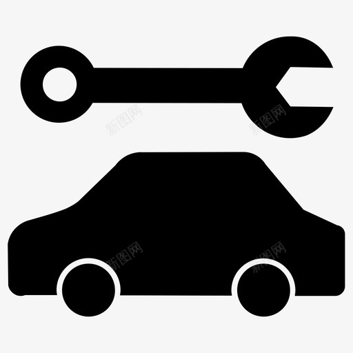 汽车服务汽车修理汽车工具图标svg_新图网 https://ixintu.com 机械车间 汽车修理 汽车套件1 汽车工具 汽车服务