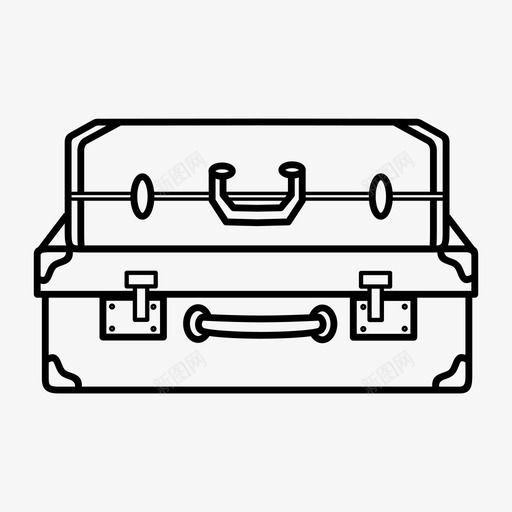 行李家庭度假手提包图标svg_新图网 https://ixintu.com 家庭度假 手提包 手提箱 旅行箱 行李