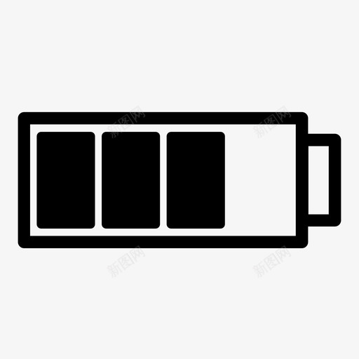 几乎充电高电量手机电池图标svg_新图网 https://ixintu.com 充电 几乎充电 手机电池 数字设备电池 高电量