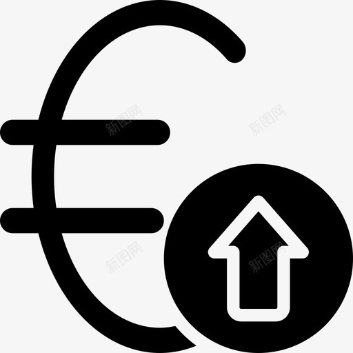 欧元汇率银行货币图标svg_新图网 https://ixintu.com 欧元汇率 货币 金融 银行 银行稳健