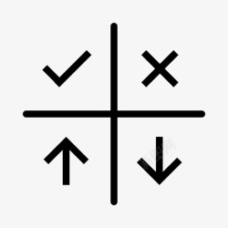 swot矩阵wordswot分析矩阵战略图标高清图片