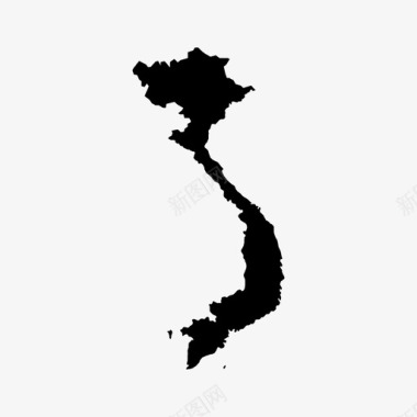 越南地图亚洲东南亚图标图标