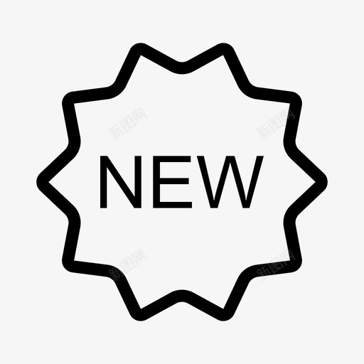 新标签购物图标svg_新图网 https://ixintu.com 新 标签 购物 购物和电子商务线图标第二卷 贴纸
