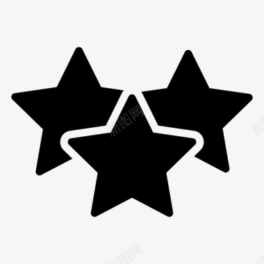 星星庆祝等级图标图标