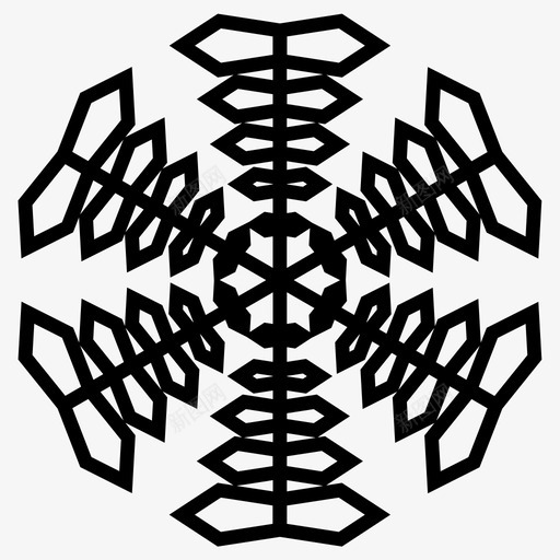 图案抽象水晶图标svg_新图网 https://ixintu.com 图标 图案 抽象 水晶 雪晶