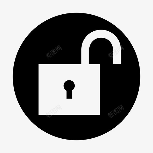 挂锁有保证不安全图标svg_新图网 https://ixintu.com 不安全 挂锁 有保证 银行在轮