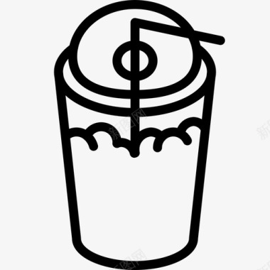 雪糕饮料饮料杯子图标图标