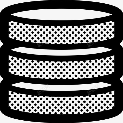 数据库mysql存储图标svg_新图网 https://ixintu.com mysql 存储 数据库 粗轮廓点