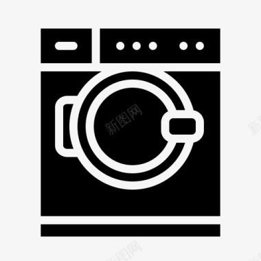 干衣机清洁剂洗衣机图标图标