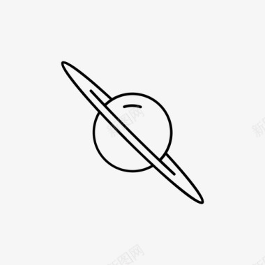 土星行星光环行星图标图标