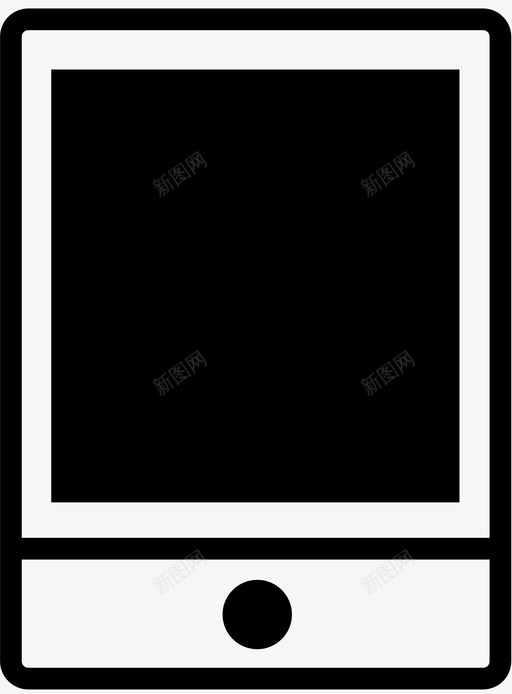 平板电脑苹果产品ipad图标svg_新图网 https://ixintu.com ipad 便携式平板电脑 实体物品填充 平板电脑 苹果产品 触摸