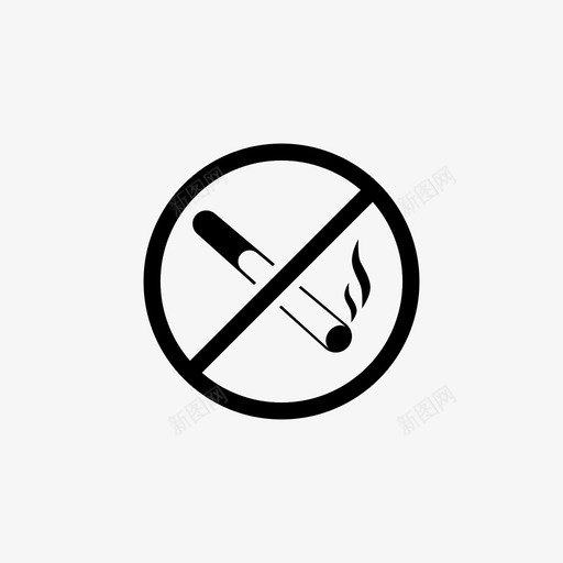 无烟禁止保健图标svg_新图网 https://ixintu.com 保健 出租车 无烟 禁止