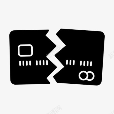 信用卡现金支付图标图标