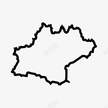 法国地区地图法国西方国家图标图标