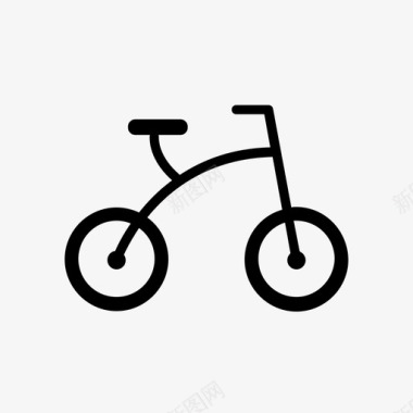 自行车小孩玩具图标图标