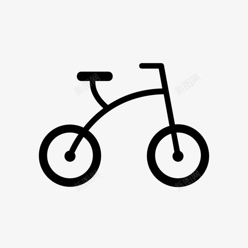 自行车小孩玩具图标svg_新图网 https://ixintu.com 三轮车 小孩 玩具 自行车 自行车和自行车