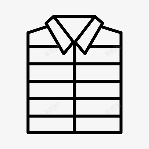 羽绒服配件服装图标svg_新图网 https://ixintu.com 时尚 服装 羽绒服 衣柜 配件