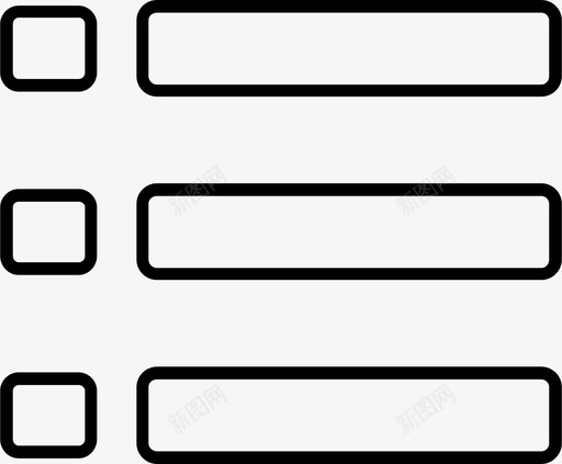项目符号列表项目符号列出图标svg_新图网 https://ixintu.com 列出 待办事项列表 菜单 项目符号 项目符号列表