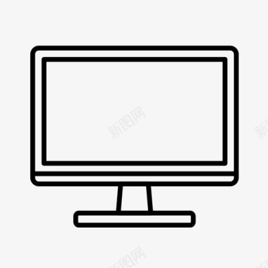 显示器电脑电子产品图标图标
