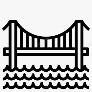 桥梁工程地标图标图标