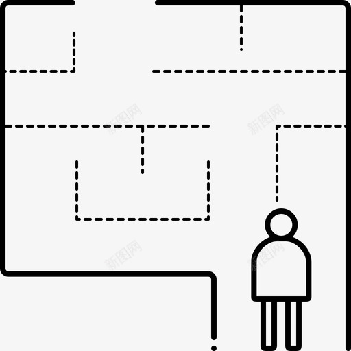 疏散计划出口通风口图标svg_新图网 https://ixintu.com 出口 疏散计划 通风口