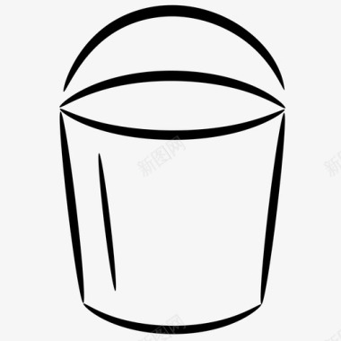 桶罐子园艺图标图标
