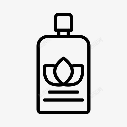 喷雾香水气味图标svg_新图网 https://ixintu.com 喷雾 气味 购物 购物和电子商务线图标第一卷 香水