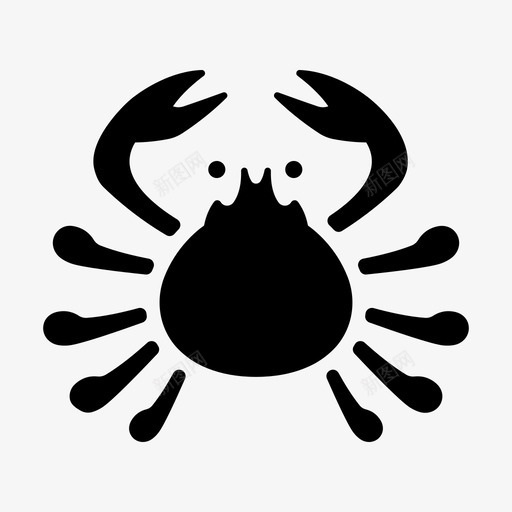 日本螃蟹日本蟹餐厅图标svg_新图网 https://ixintu.com 日本旅游 日本螃蟹 日本蟹 海鲜 餐厅