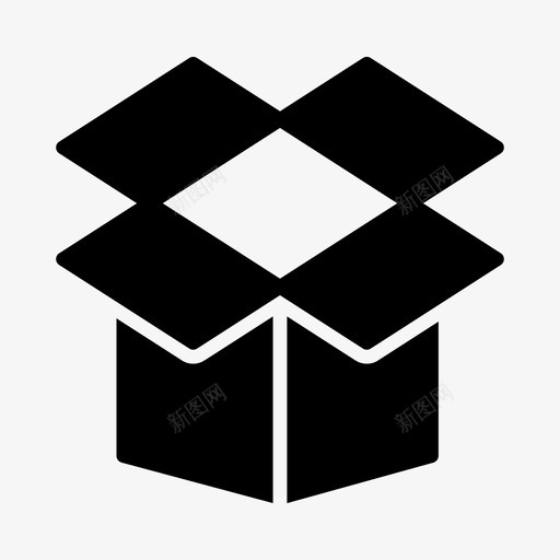 盒子快递包裹图标svg_新图网 https://ixintu.com 包裹 快递 盒子 购物 购物和电子商务图标第一卷